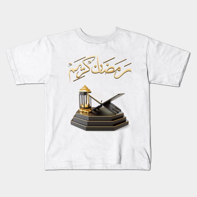 Ramadan Kareem Kids T-Shirt by Roseyasmine